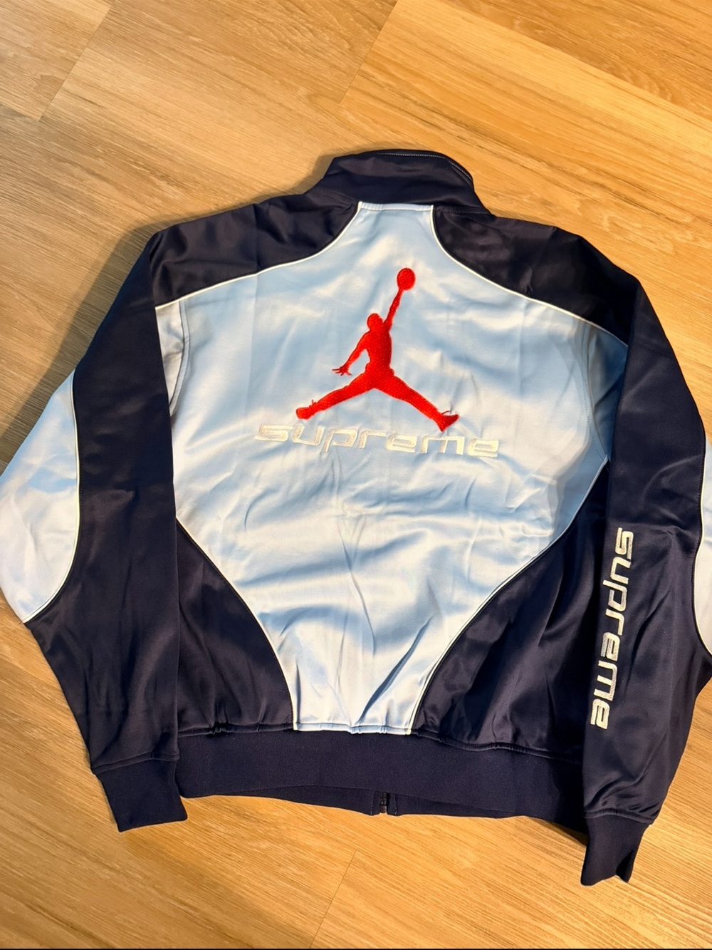 Supreme X Jordan Tricot Track Jacket** - Gem